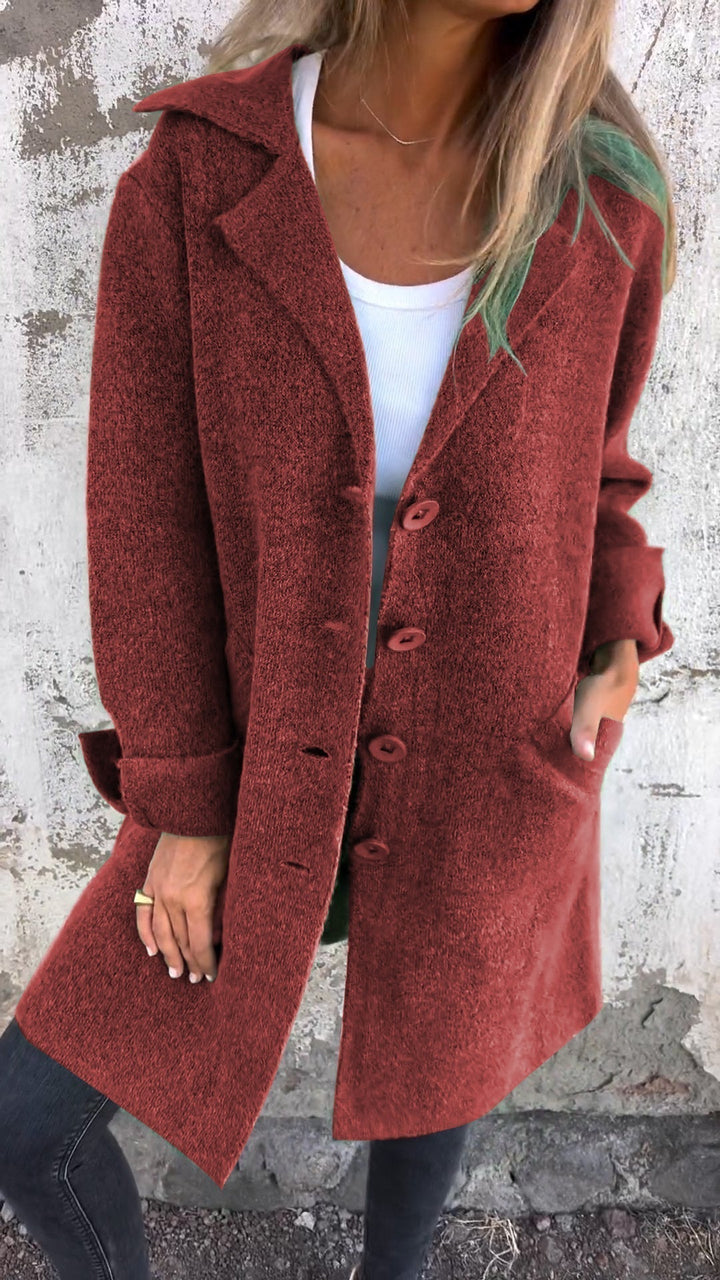Greta™ - Lässiger, plus chaud, plus long manteau de cheminée