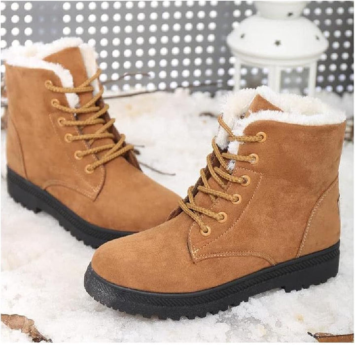 Clara™ - Stilvolle, rutschfeste Schneestiefel mit Schnürung