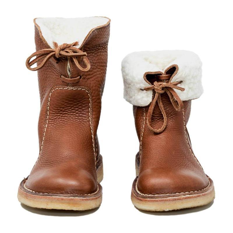 Olivia™ - Bequemer wasserdichter Stiefel mit Wollfutter