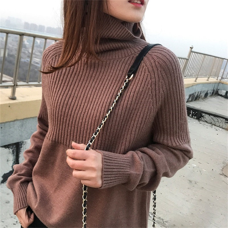 Modelfluss Damen Pullover – Zeitloser Komfort in Einfarbigem Design - Modefluss