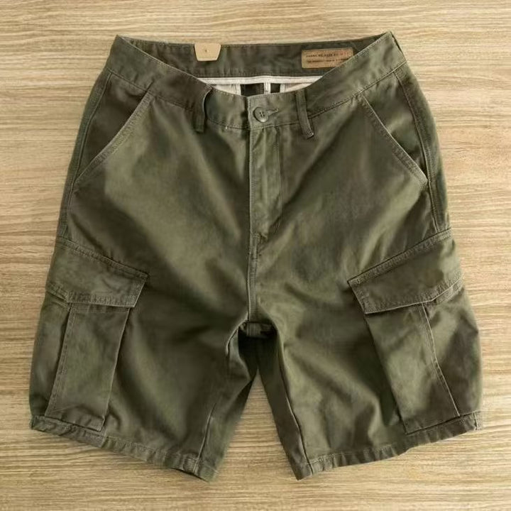 Workwear Casual Men's Loose Summer All-matching Straight Fifth Pants - Modefluss