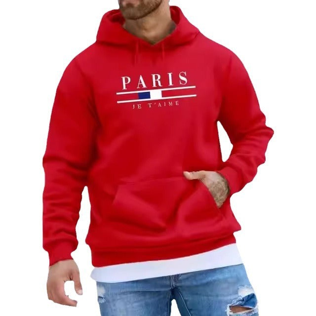 Autumn And Winter Printing Long Sleeve Loose-fitting Hoodie - Modefluss