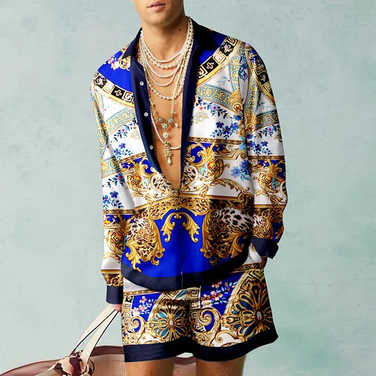 3D Printed Men's Clothing Shirt Outfit - Modefluss