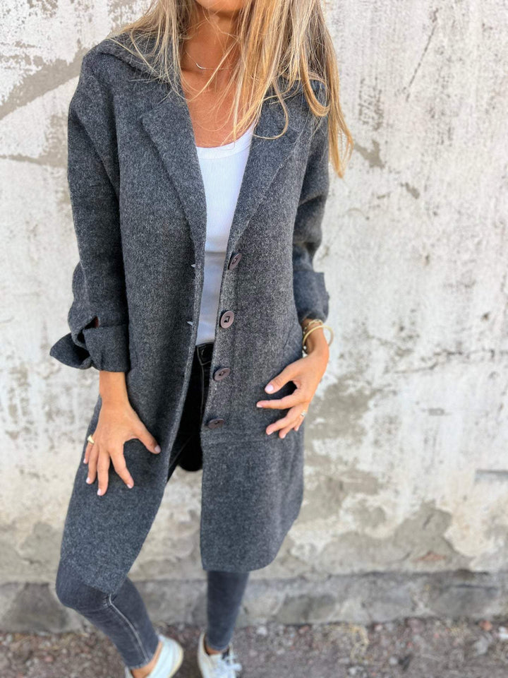 Greta™ - Lässiger, plus chaud, plus long manteau de cheminée