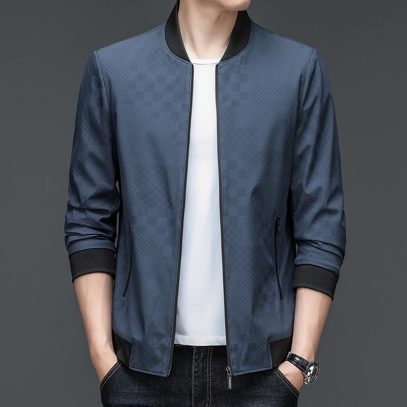 Trendy Plaid Casual Men's Clothing Jacket - Modefluss