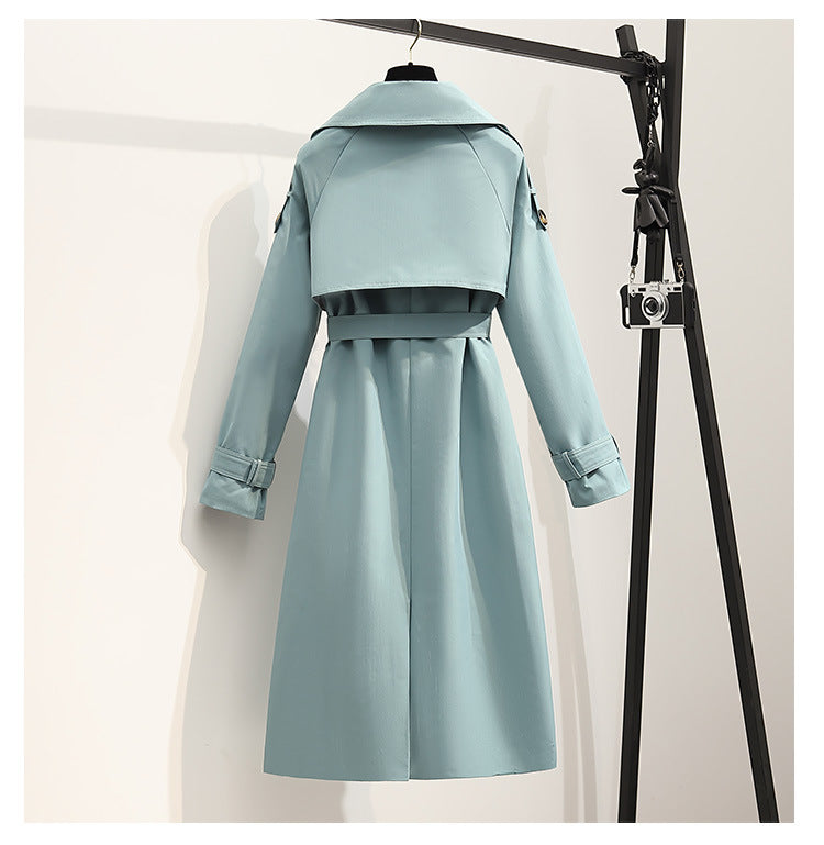 Women's New Small Mid-length Windbreaker Jacket - Modefluss