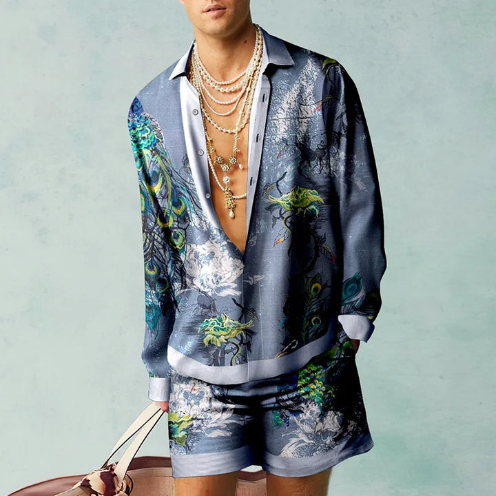 3D Printed Men's Clothing Shirt Outfit - Modefluss