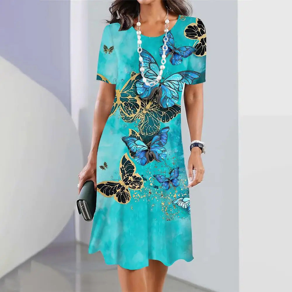 Summer Women's Plus Size Holiday Dress - Modefluss