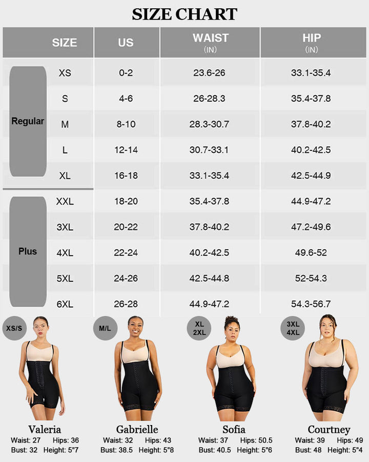 Tummy Control Butt Lifter Bodysuit BBL Fajas