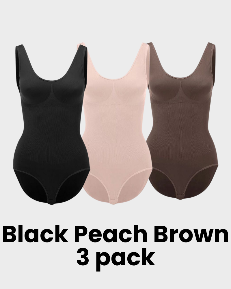 Smoothing Seamless Tank Top Bodysuit Tummy Control Shapewear