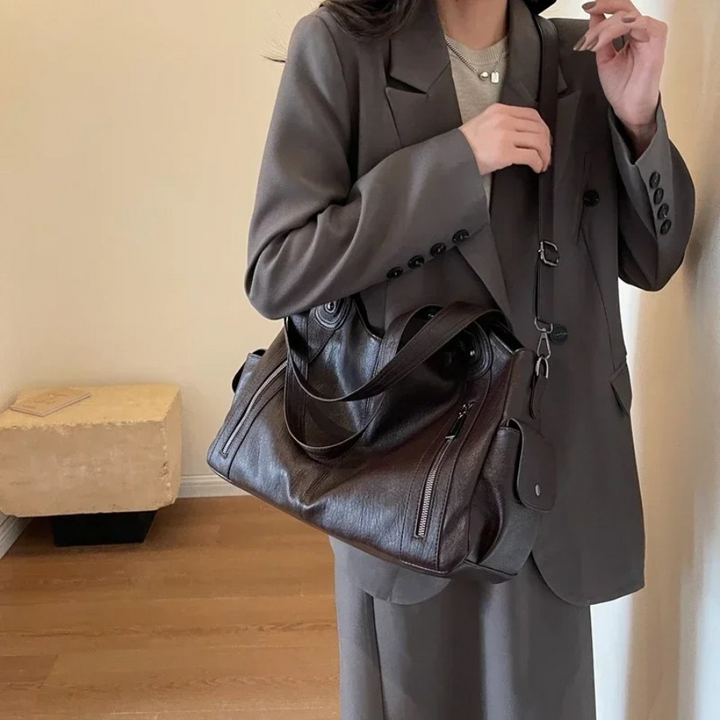 Frieda™ - Elegante Umhängetasche aus Leder