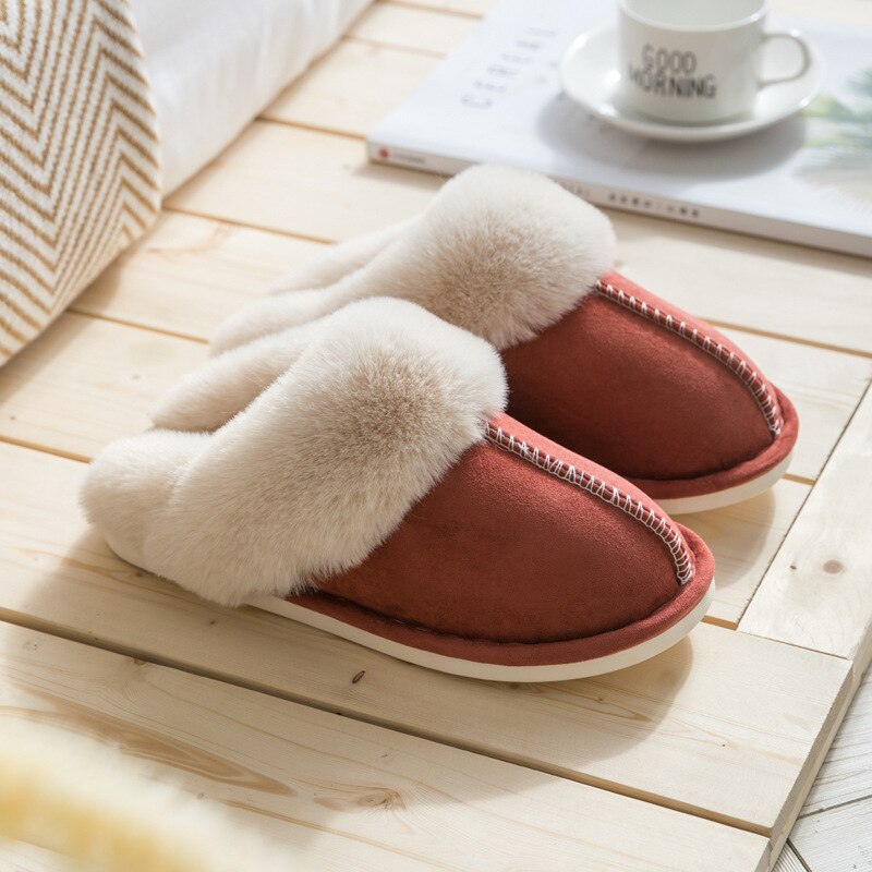 Nina™ - Warme Luxus-Hausschuhe aus Fell für den Winter