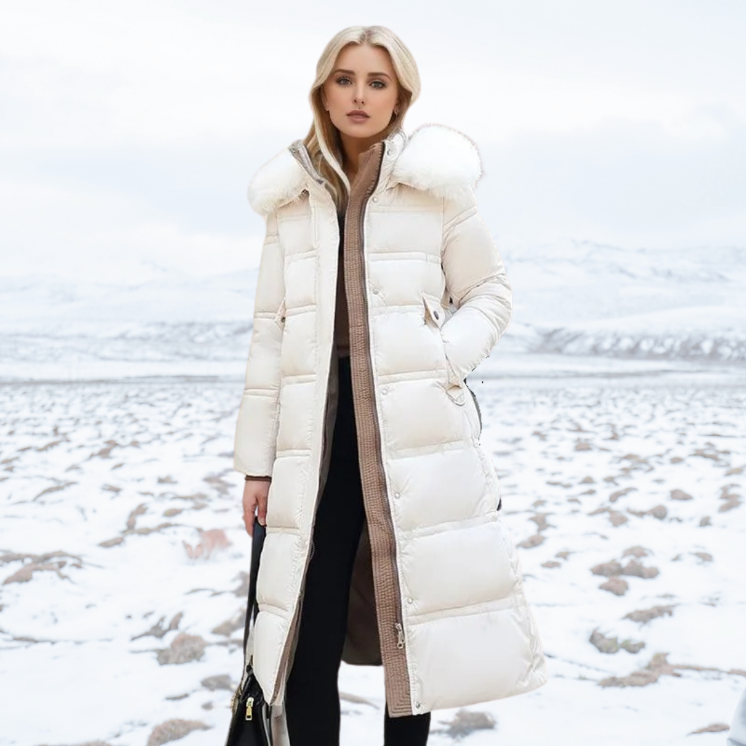 Lena™ - Parka d'hiver luxueuse avec capuche 