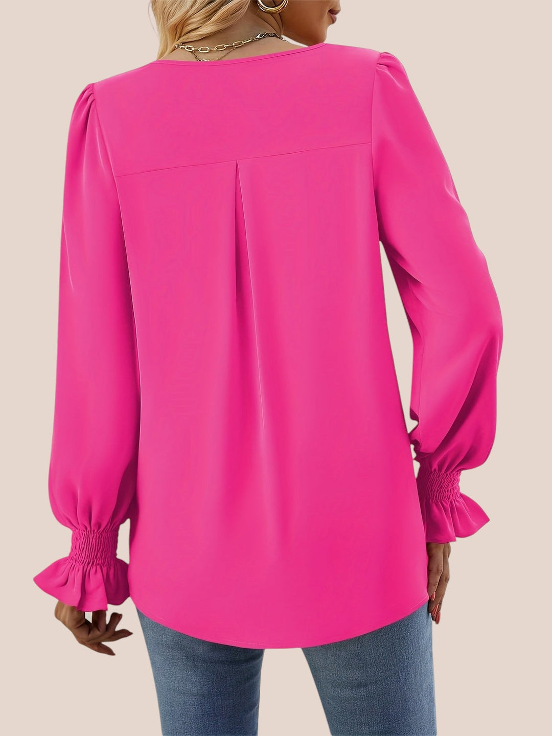 Clara™ - Blouse blanche élégante
