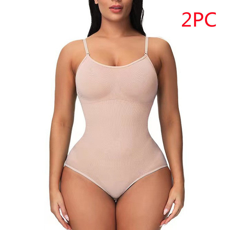 Damen Träger-Jumpsuit – Modischer, Nahtloser, Figurformender Body - Modefluss