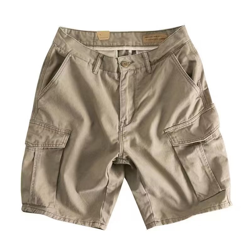 Workwear Casual Men's Loose Summer All-matching Straight Fifth Pants - Modefluss