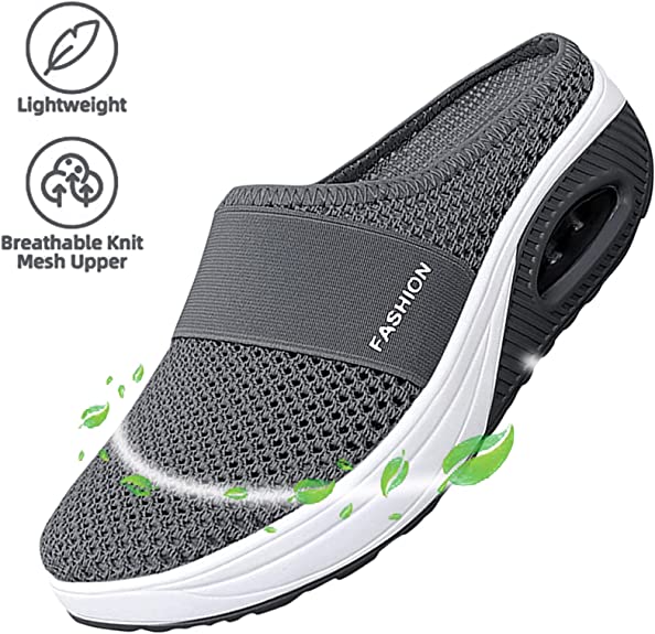Emma - Chaussures de marche à enfiler avec coussin orthopédique