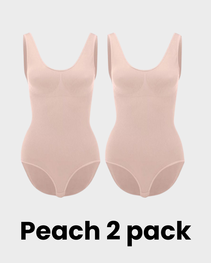 Smoothing Seamless Tank Top Bodysuit Tummy Control Shapewear