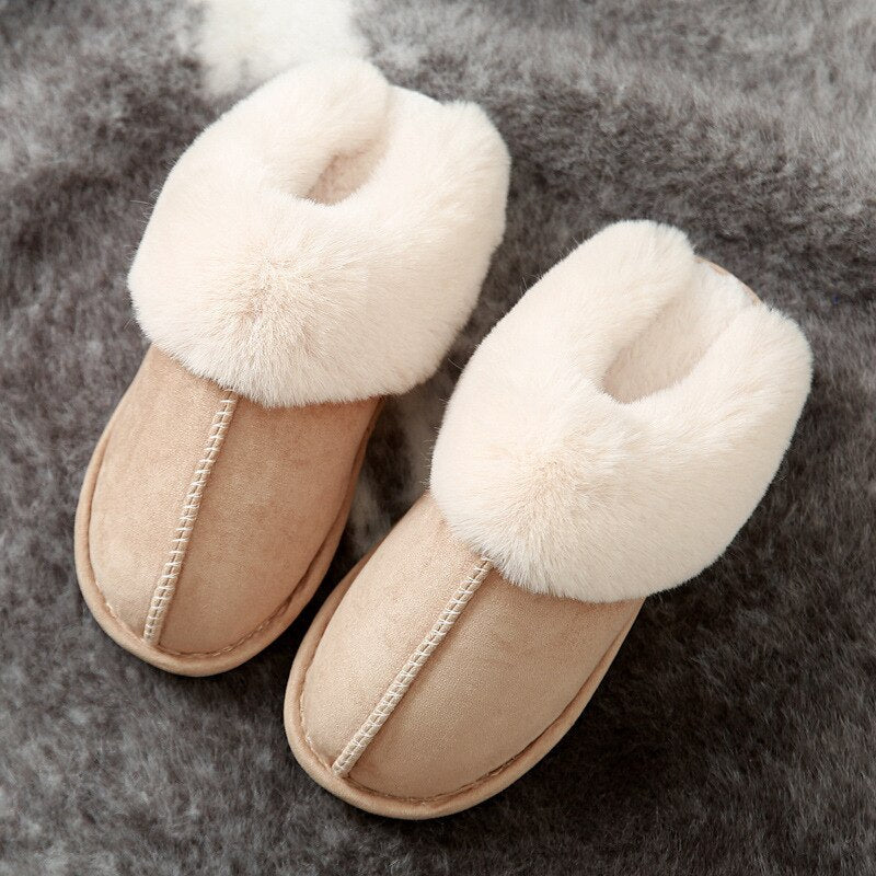 Nina™ - Warme Luxus-Hausschuhe aus Fell für den Winter