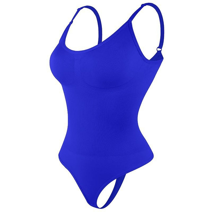 Damen Träger-Jumpsuit – Modischer, Nahtloser, Figurformender Body - Modefluss
