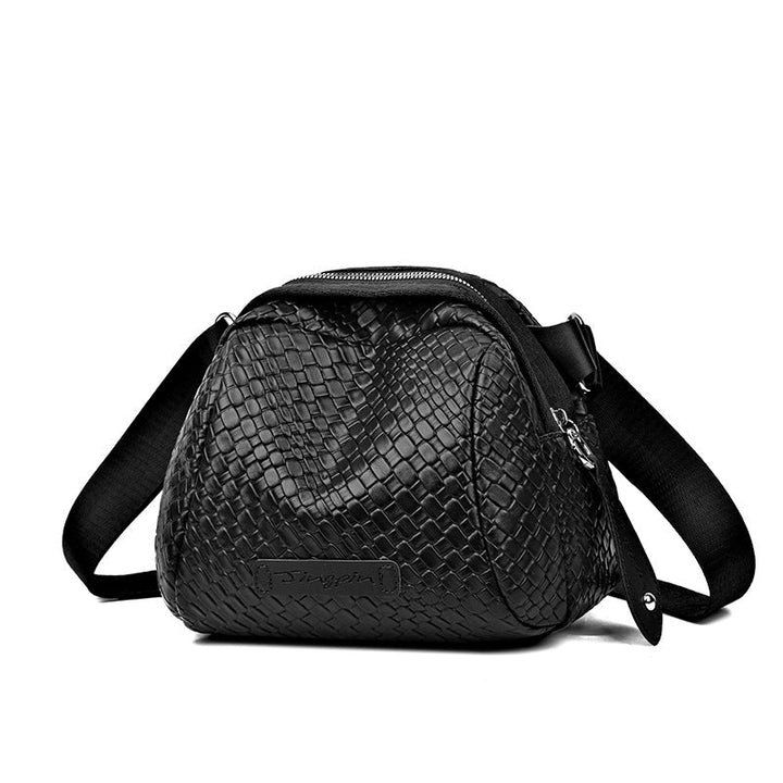 Vera™ - Handgewebte Rindsleder-Muscheltasche mit großem Fassungsvermögen