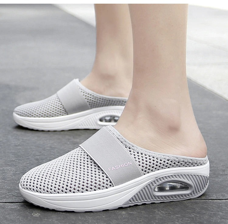 Emma - Chaussures de marche à enfiler avec coussin orthopédique