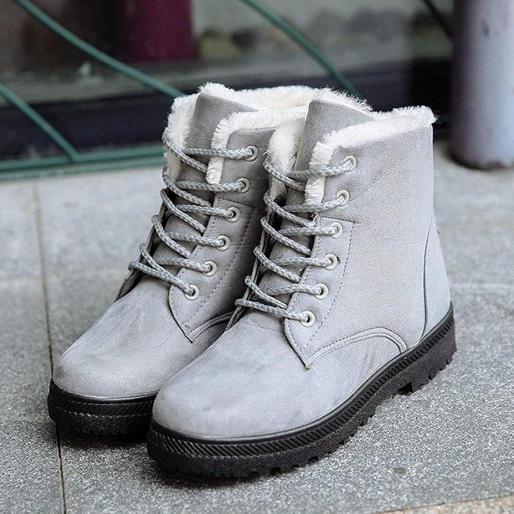 Clara™ - Stilvolle, rutschfeste Schneestiefel mit Schnürung