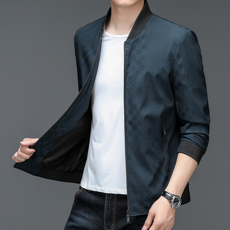 Trendy Plaid Casual Men's Clothing Jacket - Modefluss
