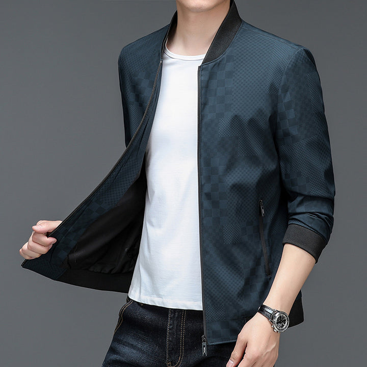 Trendy Plaid Casual Men's Clothing Jacket - Modefluss