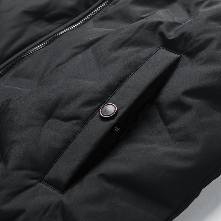 Men's Lightweight White Duck Down Jacket - Modefluss