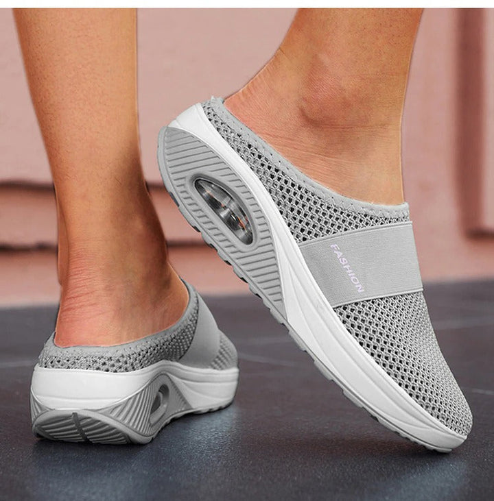 Emma - Chaussures de marche à enfiler avec coussin orthopédique