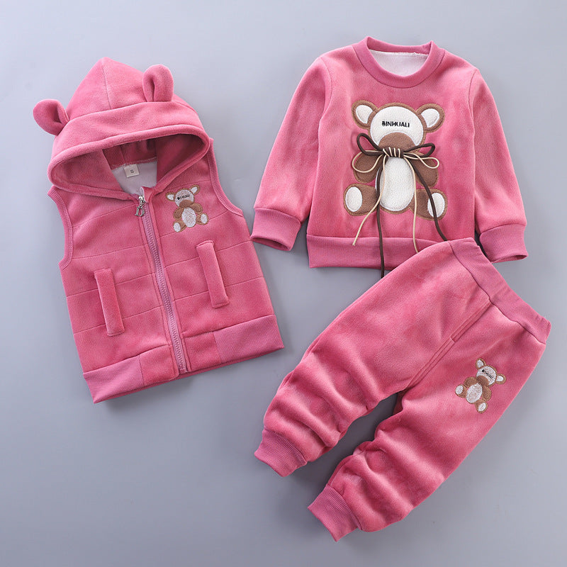 Children's Clothing Baby Three Piece Set - Modefluss