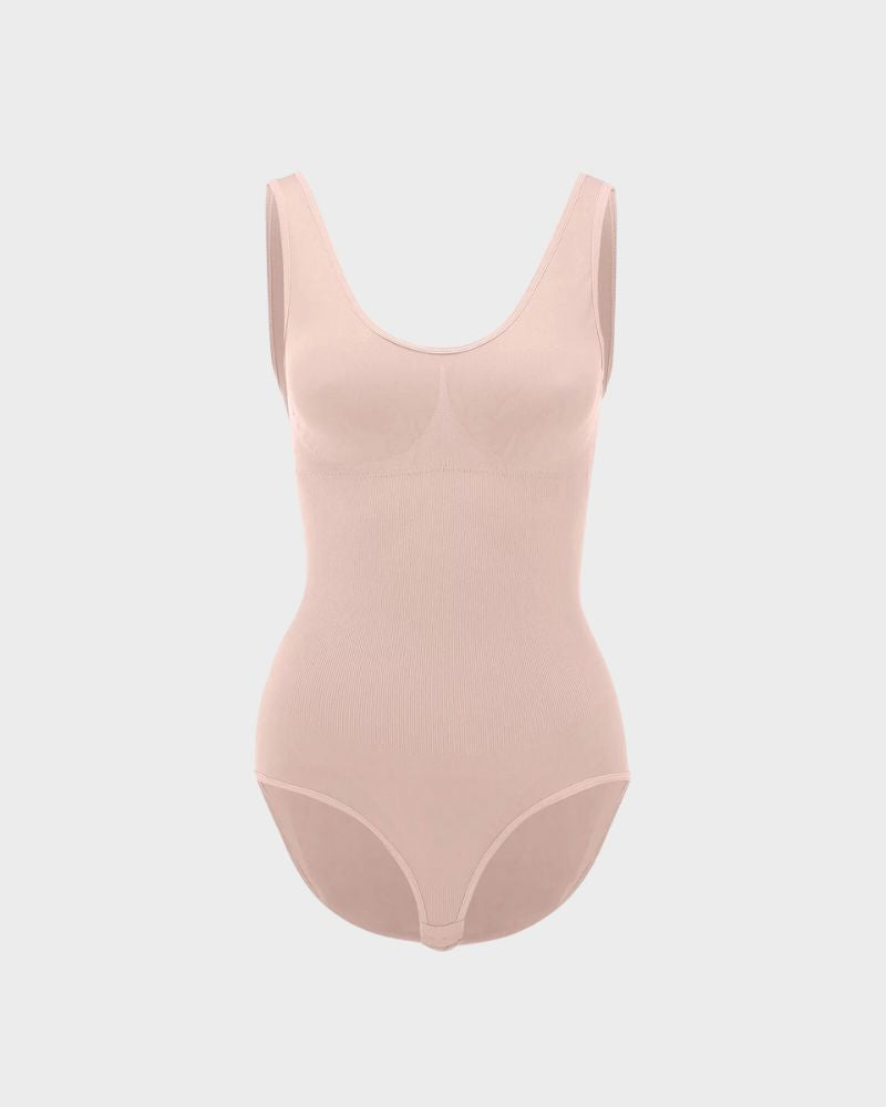 Smoothing Seamless Tank Top Bodysuit Tummy Control Shapewear
