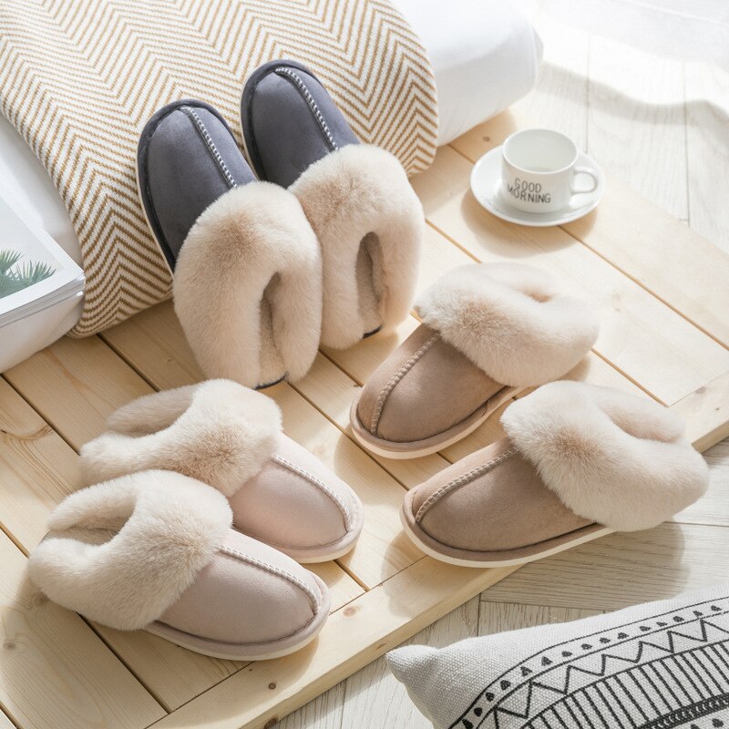 Nina™ - Warme Luxus-Hausschuhe aus Fell für den Winter