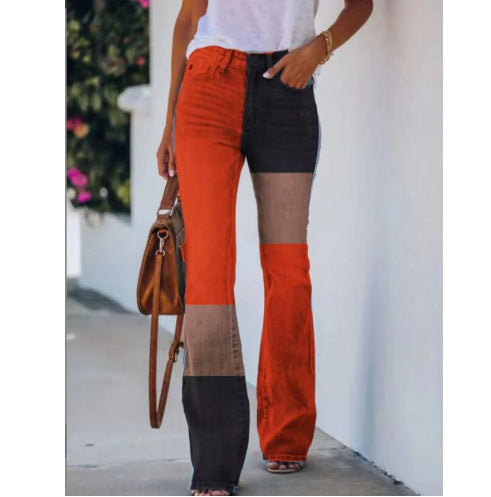 Sommer neue Blumen-Vogel-Print Damen hose - Modefluss