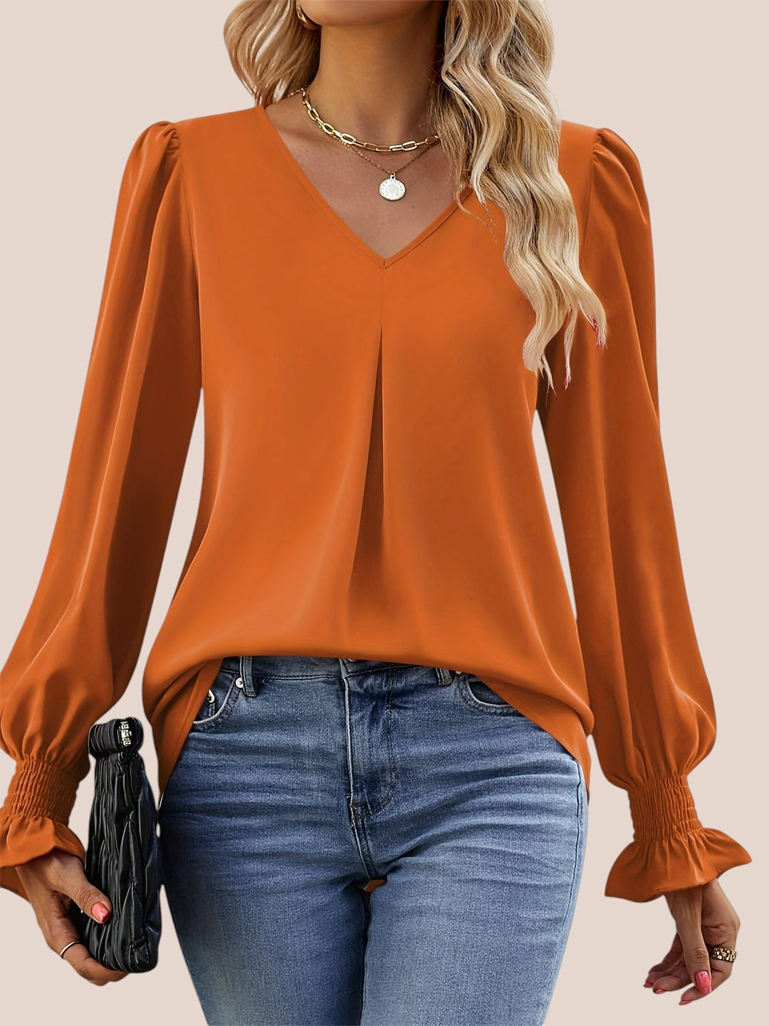 Clara™ - Blouse blanche élégante