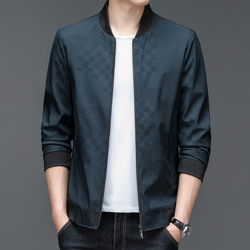Trendy Plaid Casual Men's Clothing Jacket - Modefluss