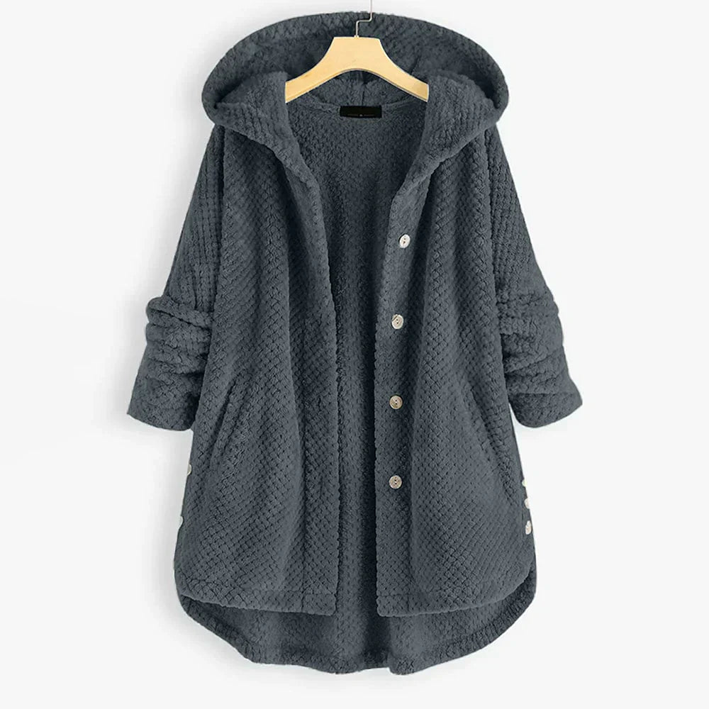 Carla™ - Stylische, superweiche Fleece-Kapuzenjacke