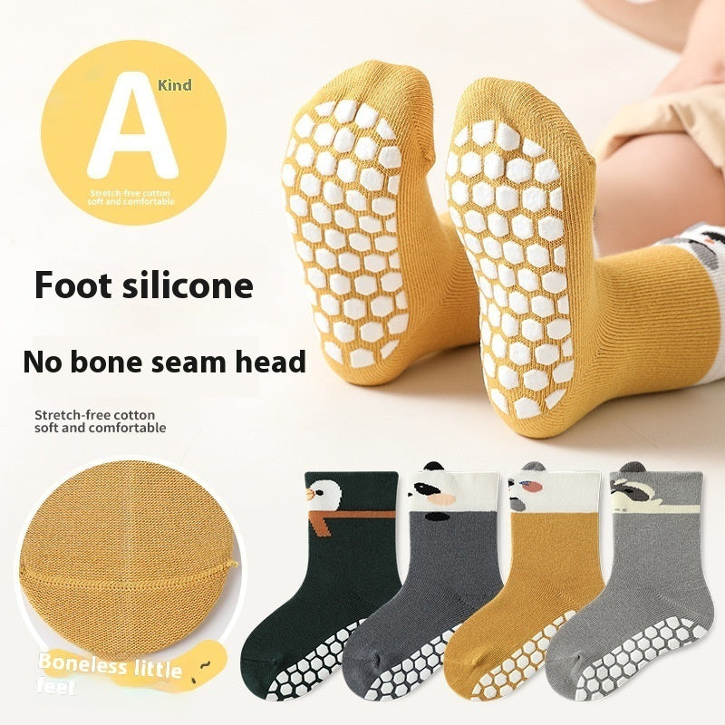 Indoor And Outdoor Children Non-slip Floor Socks Cartoon - Modefluss