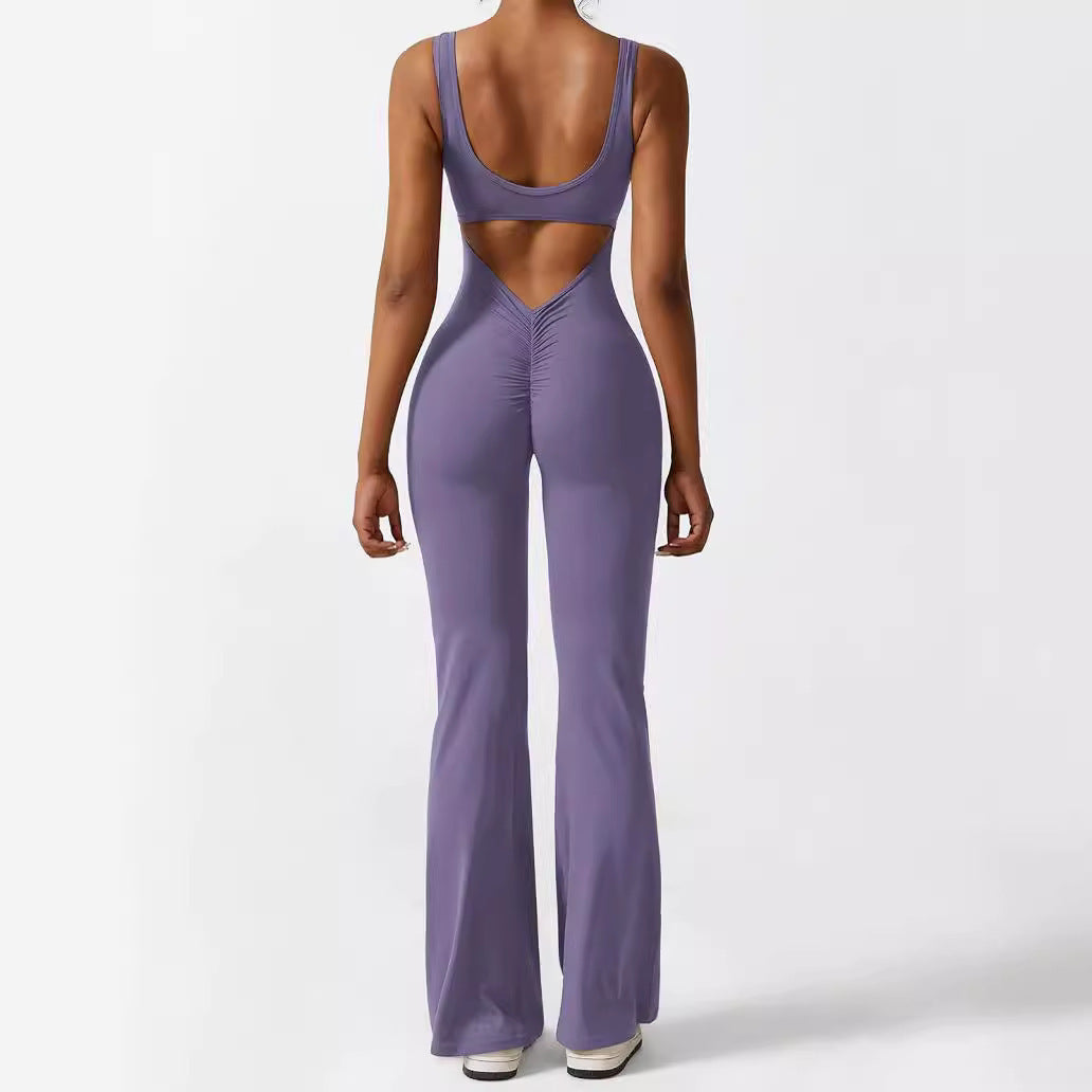 YEOREO Damen Ärmel los Flare Jumps uits - Modefluss