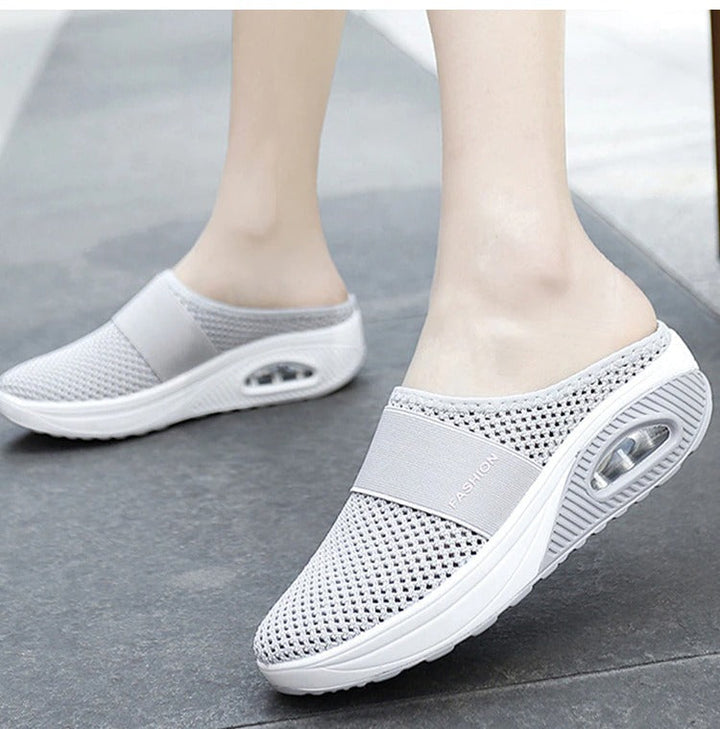 Emma - Chaussures de marche à enfiler avec coussin orthopédique