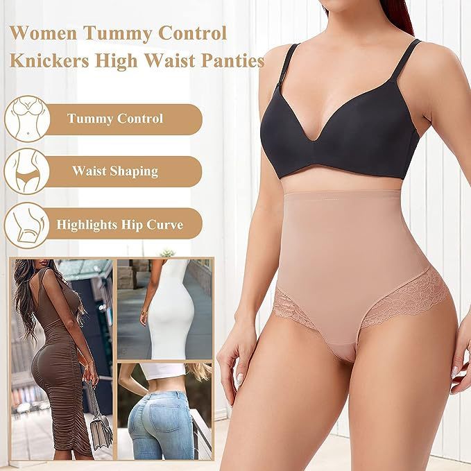Large Size Belly Contraction Lace Hip Lifting Gridles Pants Underwear - Modefluss