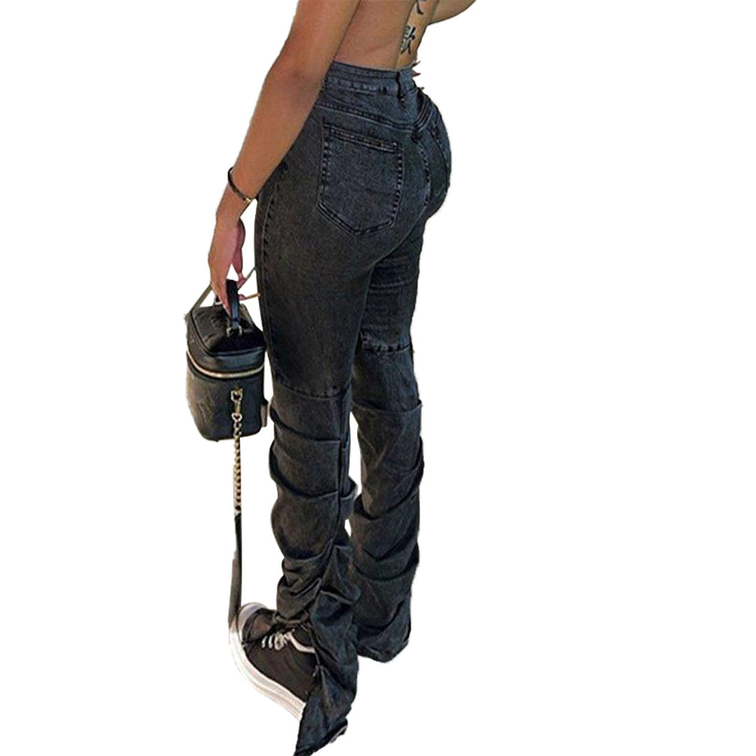 Damen Street Fashion Sem Slit Jeans - Modefluss