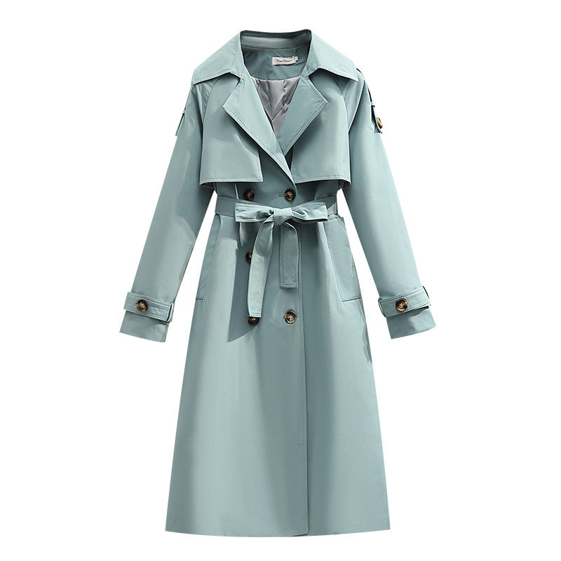 Women's New Small Mid-length Windbreaker Jacket - Modefluss