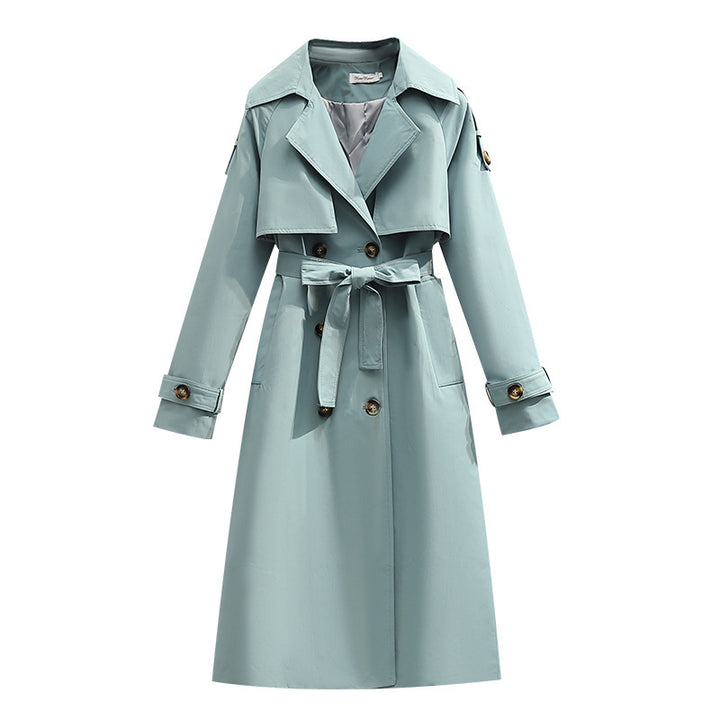 Women's New Small Mid-length Windbreaker Jacket - Modefluss