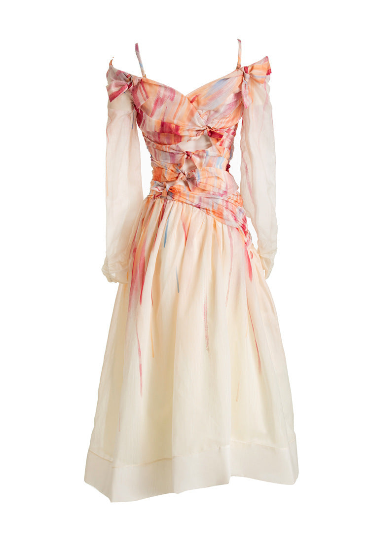 Women's Sweet Spicy Lace Cut Out Dress - Modefluss