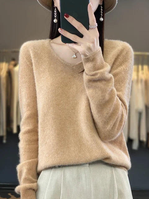 Ella™ - Bequemer weicher Kaschmirpullover - Modefluss