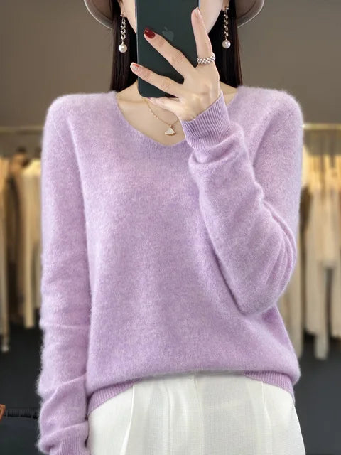 Ella™ - Bequemer weicher Kaschmirpullover - Modefluss