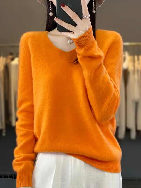 Ella™ - Bequemer weicher Kaschmirpullover - Modefluss