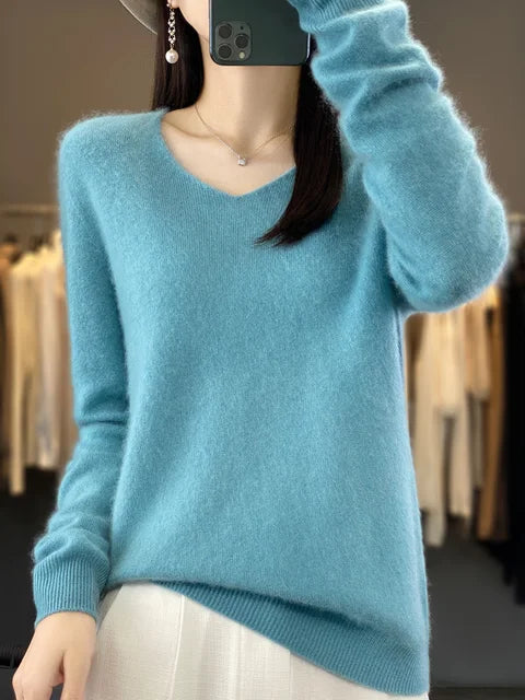 Ella™ - Bequemer weicher Kaschmirpullover - Modefluss